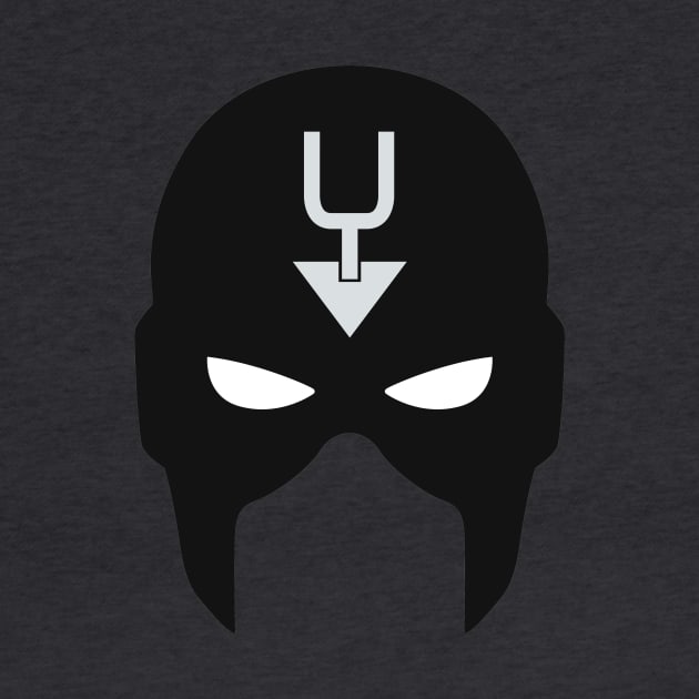 Black Bolt Mask by Minimalist Heroes